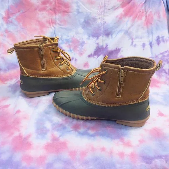 ESPRIT Waterproof Rubber Sole Duck Boots: 7 - Picture 4 of 7